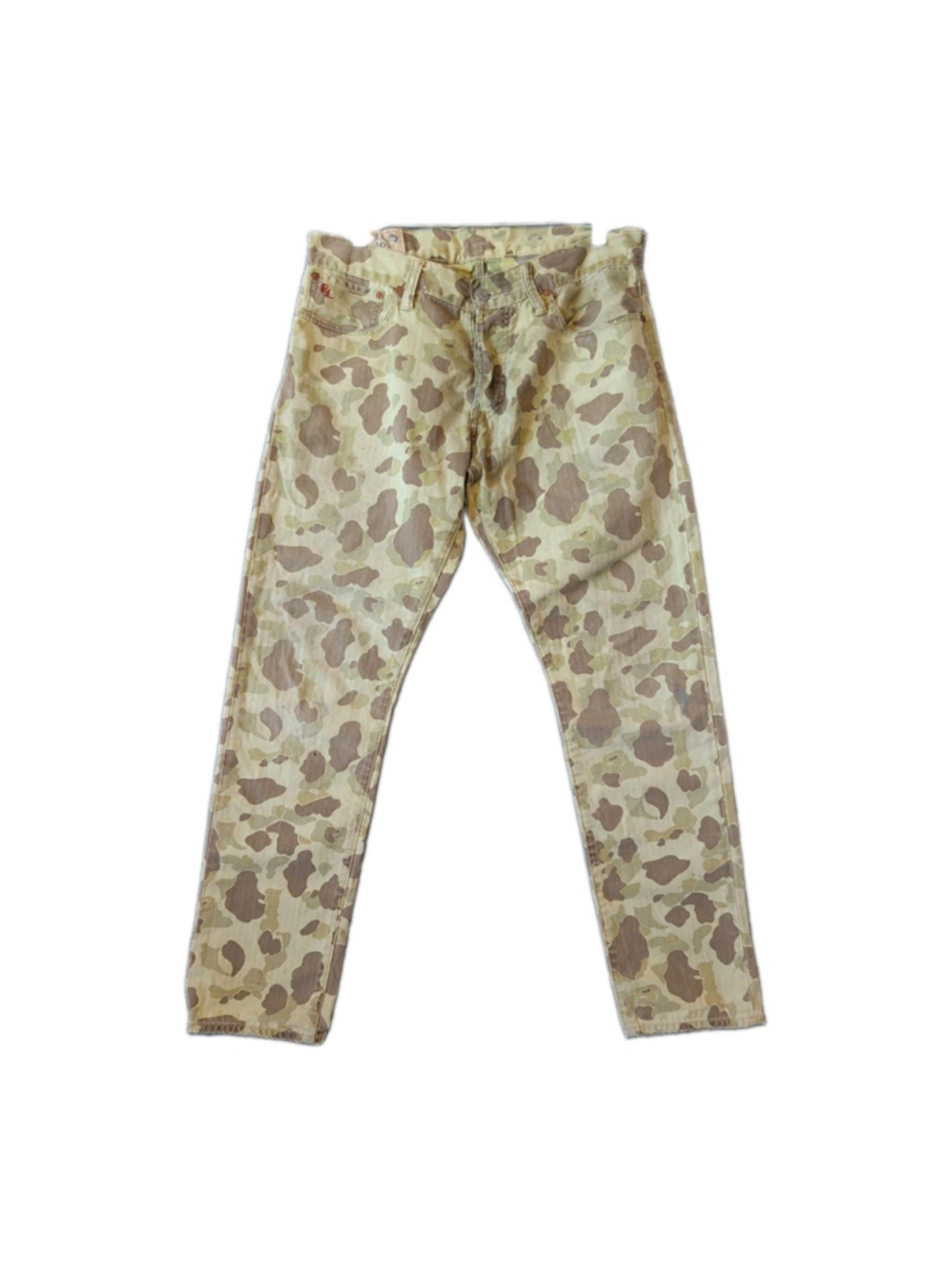 Polo Ralph Lauren Sullivan Slim Fit Jeans Jameson Duck Camo Mens W32” L30” RRL